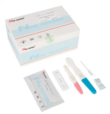 Kit de test de gonadotrophine chorionique humaine HCG en une étape, bandelettes de Test rapides pour le sang/urine