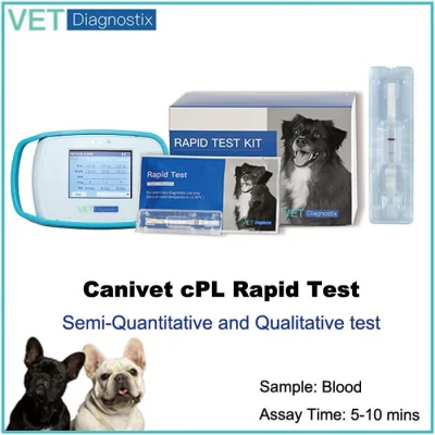 Kit de test de diagnostic rapide vétérinaire CPL Test Canine Panereatie Lipase